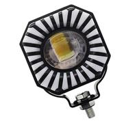 Hemobllo Luz Auxiliar LED para Motocicleta 70w 4000lm Efecto de Color Rgb Rotativo, Portátil y Doble Función, Temperatura de Color 3000-6500k, Diseño Cuadrado en Abs