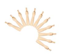 Hemobllo Mango de Madera para Fieltrar Aguja Portátil 11 Piezas sin Aguja, Accesorio para Manualidades de Fieltro de Lana, Portaagujas de Punzón para Bordado y Punto de Cruz, Kit Compacto