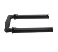 Hemobllo Mango Telescópico de Repuesto para Equipaje Metálico Negro, Barra Extensible Ajustable, Accesorio Resistente para Maleta de Viaje, Uso Profesional y Personal, Tamaño