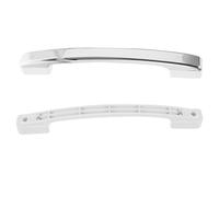 Hemobllo Manija de Plástico Universal para Puerta de Refrigerador/congelador, Repuesto Resistente, para Reparación de Refrigeradores Comerciales, 1 Pieza Plateada