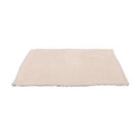 Hemobllo Manta para Mascotas Pequeñas de Vellón Coral Cálida y Suave, Tapete Rectangular 76x52 Cm Color Beige, Adecuado para Camas, Jaulas y Uso Interior en Perros y Gatos Pequeños