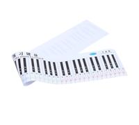 Hemobllo Mapa Mural Piano Teclas Negro y Blanco Guía Práctica Para Principiantes Con Notación Musical Simulación De Digitación Numérica Material Duradero y Seguro Para Aprendizaje De Niño