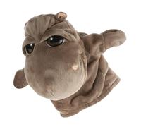 Hemobllo Marioneta de Mano Hipopótamo de Peluche con Boca Móvil Juguete de Animal de Felpa Suave para Títere de Mano para Interactivo Cuentos y Desarrollo de Habilidades de Imaginación