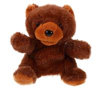 Hemobllo Marioneta de Mano Oso Pardo Suave Juguete Interactivo para Títere Peluche para Contar Historias Juguete Educativo de Animales para Creativo Infantil