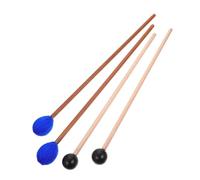 Hemobllo Martillos de Marimba Baquetas de Percusión para Xilófono Accesorios de Instrumento de Bolsa de Almacenamiento para Ensayos y Conciertos
