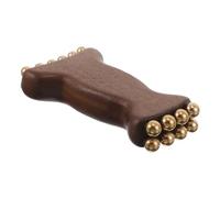 Hemobllo Masajeador De Sándalo Verde Facial Herramienta De Masaje Manual De Madera Con Cuentas Para Esculpir La Piel Del Rostro Cuello Dispositivo De Relajación Para Masaje Terapéutico