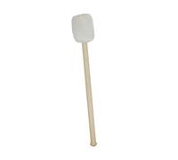 Hemobllo Mazo de Bombo Grande con Mango de Madera y Cabeza de Cachemira Clara para Percusión Profesional, Accesorio de Batería Adecuado para Batería y Timbales, Palos de Percusión