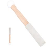 Hemobllo Mazo para Cuenco Tibetano de Madera Cabeza de Goma Antideslizante Palo para Cuencos Cantores Pequeño Ligero y Portátil para Meditación Yoga y Relajación