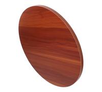 Hemobllo Mesa Redonda de Madera Marrón para Comedor y Cocina, Tablero Giratorio Multifuncional de 40cm Diseño Minimalista y Fácil Mantenimiento