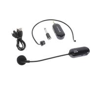 Hemobllo Micrófono Inalámbrico Montado Cabeza Ligero Batería Integrada Auriculares para Amplificador de Voz Adecuado para Enseñanza y Presentaciones