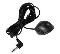 Hemobllo Micrófono para Coche Accesorio de Radio Estéreo con Alta Sensibilidad y Resistencia al Ruido Compatible Mayoría de Radios de Automóvil Diseño Compacto y Duradero