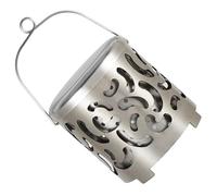 Hemobllo Mini Estufa de Calefacción Portátil de Acero Inoxidable Calentador de Camping para Exteriores Diseño Ventilado Práctica Herramienta para Tienda y Hornillo de Gas Resistente y