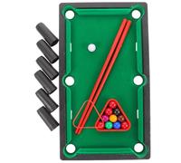 Hemobllo Mini Mesa de Billar de Escritorio para Adultos Familiar Portátil con Completo de Bolas y Tacos para Desarrollo de Habilidades y Entretenimiento Casa Oficina y Camping