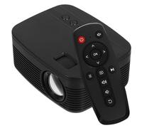 Hemobllo Miniproyector Portátil Led para Entretenimiento Casa Proyector Batería Reproductor De Video
