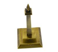 Hemobllo Modelo De La Torre De Indonesia Pagoda De Madera Yingxian Modelo del Centro De Comercio Gemelas Torre del Reloj De Comercio De Los Gemelos Torre China Estatua