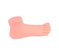 Hemobllo Modelo de Pie Derecho para Práctica de Uñas 1 Unidad Tamaño Real Herramienta de Entrenamiento de Arte de Uñas para Mujeres y Niñas Uso Profesional de Manicura