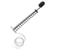 Hemobllo Modelo De Semáforo Ferroviario Miniatura Maqueta De Micropaisaje Luz De Señal Decoración para Escenarios De Tren