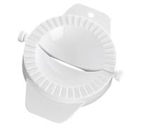 Hemobllo Molde de Dumplings Reutilizable para Hogar Herramienta Manual de Prensa de Dumplings Diseño Antideslizante para Hacer Empanadas y Raviolis Color Blanco