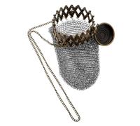 Hemobllo Monedero Vintage Inoxidable con Tapa Giratoria Caja para Monedas Retro Práctico y Elegante para Almacenar Pequeños Objetos Valiosos