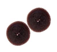 Hemobllo Moño Postizo Donut Cabello 2 Piezas Tamaño Mediano Color Café Esponja Moldeadora Para Recogidos Mujer y Niñas Accesorios Para Peinados Elegantes Fiesta Trabajo Boda