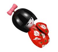 Hemobllo Muñeca De Kimono Japonés De Madera para Decoración De Escritorio Adorno De para Sushi Restaurant y Decoración del