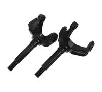 Hemobllo Muñones de Dirección Delanteros para Atv y Kart M14x25, Brida del Eje de Dirección Izquierda y Derecha, Repuesto para Quad y Vehículo Todoterreno, Conjunto de 2 Piezas