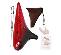 Hemobllo Ocarina Alta de Instrumento Músical Ocarina de Cerámica Do para Practicar y Tocar Música Casa o Escuela