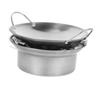 Hemobllo Olla Caliente Cocina con Estufa De Alcohol Estufas Portátiles Olla Inoxidable Fácil De Limpiar