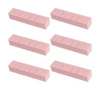 Hemobllo Organizador Semanal de Pastillas Mini Color Rosa y Braille con 7 Compartimentos 6 Piezas Material Plástico para Persona Ciega Adecuado para Escritorio y Cajón