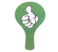 Hemobllo Paleta de Votación de Pulgar Doble Cara en Pvc Rojo, Diseño Reutilizable y Fácil de Usar para Evaluación Visual en Aulas y Conferencias Escolares