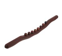 Hemobllo Palo de Masaje de Madera de Haya Carbonizada Pequeño, Rodillo Muscular Puntiagudo para Maderoterapia Corporal, Masajeador Manual para Puntos de Acupuntura y Alivio Muscular, Uso