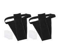 Hemobllo Pañales Lavables para Perras en Celo 2 Unidades Talla M Calzoncillos Menstruales Reutilizables de Tela Negra Protección Antimanchas para Cachorras y Perras Medianas en Casa y