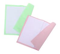 Hemobllo Paños Limpiadores de Joyas 2 Piezas 25X15 CM Paño para Pulir Plata y Oro Toallitas de 4 Capas Costuras Reforzadas Reutilizables para Anillos Collares y Relojes Colores Rosa y