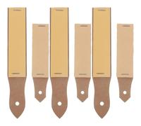 Hemobllo Papel de Lija para Lápices 6 Piezas 3 Grandes y 3 Pequeños Material para Dibujo Artístico y Afilado de Puntas Adecuado para Estudiantes y Artistas en Manualidades y Pintura