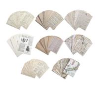 Hemobllo Papel Decorativo Vintage para Manualidades, 8 Juegos de Páginas de Diario Diseño Retro, 240 Hojas para Álbumes, Scrapbooking y Tarjetas Diy, Papel Artesanal para Estilo Aleatorio