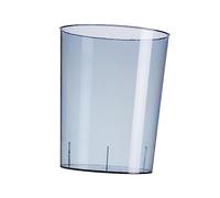 Hemobllo Papelera de Acrílico Transparente para Organizador Multifuncional y Jarrón Decorativo Color Azul para Salones y Uso Diario
