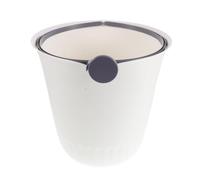 Hemobllo Papelera de Plástico sin Tapa para Oficina y Cocina con Gran Capacidad, Estructura Alta y Base Ancha, Diseño Moderno y Minimalista para Eliminación Rápida y Estable de Residuos