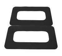 Hemobllo Parche de Conexión Fácil Instalación, para Surfboard y Paddleboard 2 Piezas Parche de Repuesto para Caja de Aletas, PVC Negro, Ajuste Preciso para Caja de Aletas Surf y Deportes