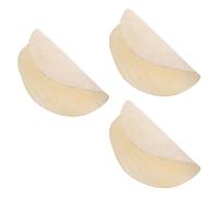 Hemobllo Parche Redondo Beige de Piel Natural Mejora la Sensibilidad y Tacto Natural 3 Piezas 11.4 Pulgadas para Djembes y Tambores de Mano para Talleres de Ritmo en Grupo y Festivales