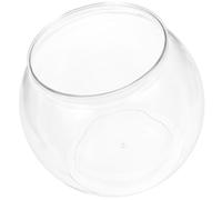 Hemobllo Pecera para Decoración de Plantas y Peces de Escritorio Transparente de Plástico Irrompible Diseño Chic en Oficina o Tienda