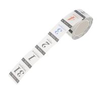 Hemobllo Pegatinas Mensuales para Planificador 2026 de Papel Washi Rollo de 365 Días para Agenda y Álbumes de Recortes Calendario Anual sin Fecha Adecuado para Oficina Escuela y Uso