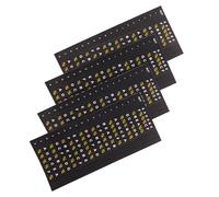Hemobllo Pegatinas para Diapasón de Guitarra 4 Piezas, Calcomanías de Notas para Principiantes, Guía Visual para Práctica de Tonos y Escalas, Compatibles Guitarras Eléctricas y Acústicas,