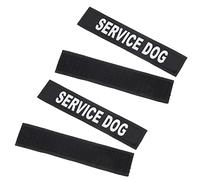 Hemobllo Pegatinas Reflectantes para Chaleco De Perro Letras En Inglés, Decoración para Arnés Tamaño S, Uso Diario y Actividades Al Aire Libre para Perros De Servicio