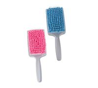 Hemobllo Peine Absorbente de Secado Rápido 2 Piezas para Tipo de Cabello Cepillo de Espuma Suave para Después Ducha Peine Desenredante