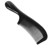 Hemobllo Peine De Cuerno De Buey Natural 7.67 Pulgadas Textura Suave y Mango Antideslizante Para Masaje y Pelo Largo