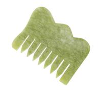 Hemobllo Peine de Jade Masaje Hogar Peine de Masaje Cabelludo Cuidado del Cabello la Ducha o Después Ducha