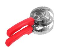 Hemobllo Peine de Metal Doble Cara Cuidado de Caballos y Vacas, Acero Inoxidable, Fácil de Limpiar Agarre Cómodo, Pack de 2 Piezas para Aseo