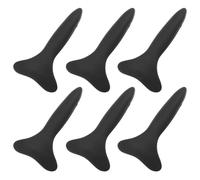 Hemobllo Peine de Silicona para Cejas 6 Unidades Antirayaduras Hipoalergénico Compacto para Cuidado Facial y Maquillaje Diario en Mujeres