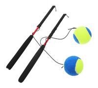 Hemobllo Pelota de Ejercicio Elástica de Goma y Acero para Yoga y Entrenamiento, Alta Durabilidad y Resistente, Adecuado para Personas Mayores y Adultos en Workout Color Color Aleatorio