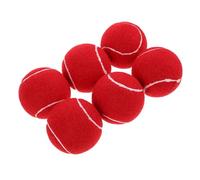 Hemobllo Pelotas de Tenis para Principiantes Niñas Pelotas Elásticas de Goma Rojas Entrenamiento Colorido y Ligero Accesorio Deportivo para Práctica de Servicio de Unidades